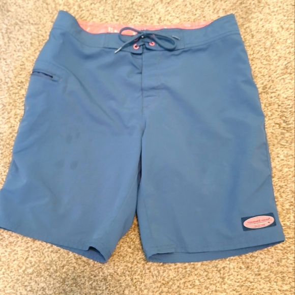 Vineyard Vines Blue Board Shorts Men's Size 30 - Picture 1 of 3